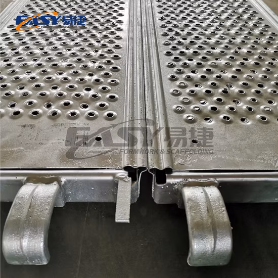 Easy Scaffolding 230/320 mm Osha BS1139 En Eurpo American Australia Typ verzinktes Gerüst aus Metall/Aluminium-Gehbrett aus Stahl für den Bau